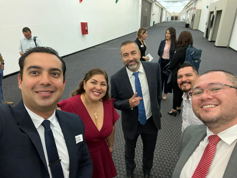ADN Services team at a labor compliance congress in Jalisco