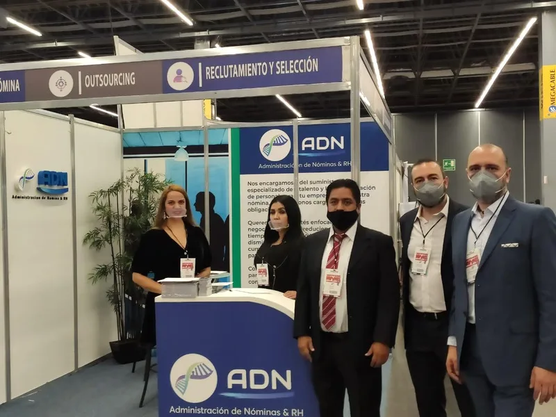 ADN Services team at the payroll and HR trade fair